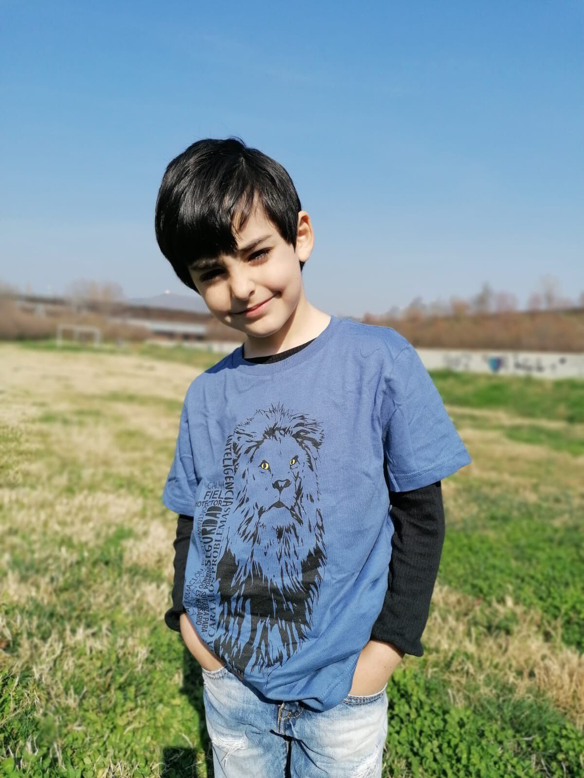 Camiseta niño/a león color Verde thumbnail