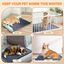 Nobleza Manta Eléctrica para Gatos y Perro, Almohadilla Térmica para Mascotas con Temporizador y Temperatura Ajustables, Almohadilla Calefactora Calefacción con 2 Fundas Cortas de Felpa, 70 * 40 cm, , large indicador imagen numero 2