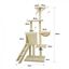 Cstore jipsy árbol rascador con 3 plataformas beige para gatos, , large indicador imagen numero 3