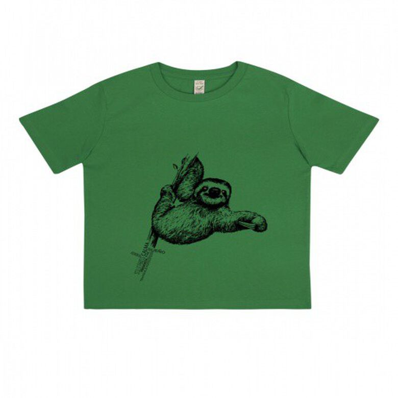 Camiseta niño/a perezoso color Verde thumbnail