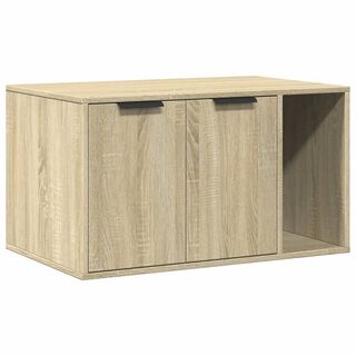 vidaXL Mueble arenero para gatos madera roble Sonoma