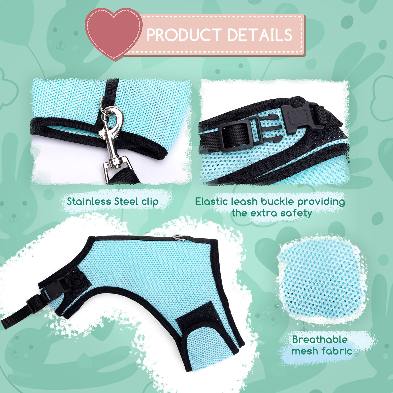 Nobleza Conejito Mink Chaleco Transpirable L para conejos y roedores thumbnail