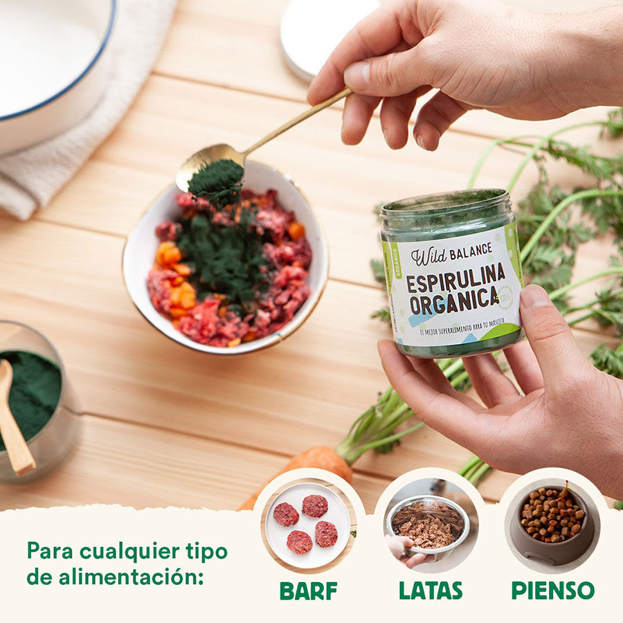 Suplemento de espirulina org&aacute;nica para mascotas, , large Imagen numero 3