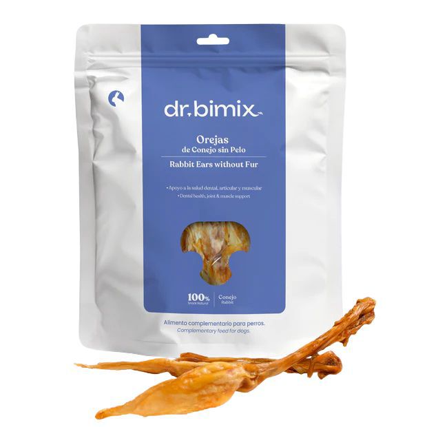 dr. bimix Orejas de Conejo sin Pelo para Perros 200g, , large Imagen numero 1