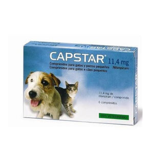 Antipulgas de efecto rápido Capstar de Elanco para perros y gatos