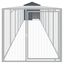 vidaXL Jaula gallinas con corral acero galvanizado gris 117x813x123 cm, , large indicador imagen numero 18