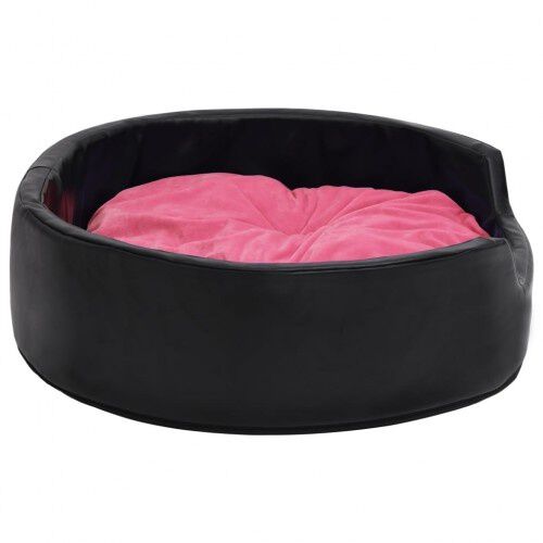 VidaXL Sof&aacute; Con Coj&iacute;n Lavable Negro y Rosa para perros y gatos, , large Imagen numero 6