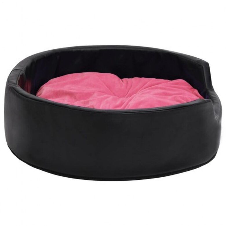 VidaXL Sofá Con Cojín Lavable Negro y Rosa para perros y gatos, , large image number null