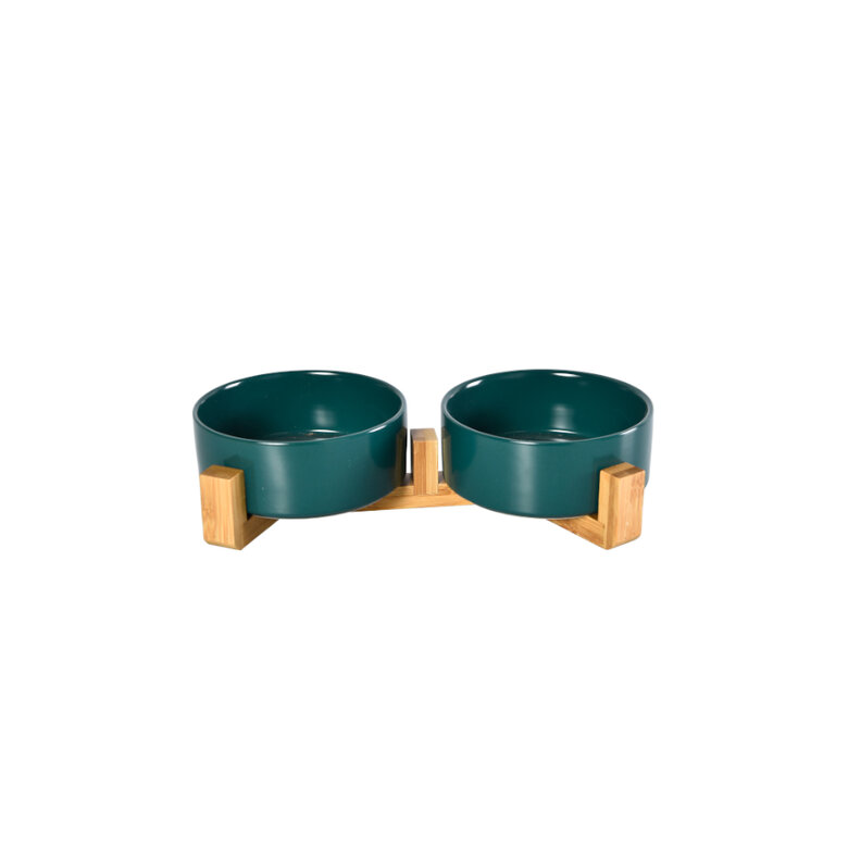 Outech Ceramic Combo Comedero doble para perros, , large image number null