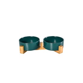 Outech Ceramic Combo Comedero doble para perros y gatos