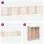vidaXL Puerta para Perros Plegable Paneles Puerta de Seguridad Madera de Álamo, , large indicador imagen numero 3