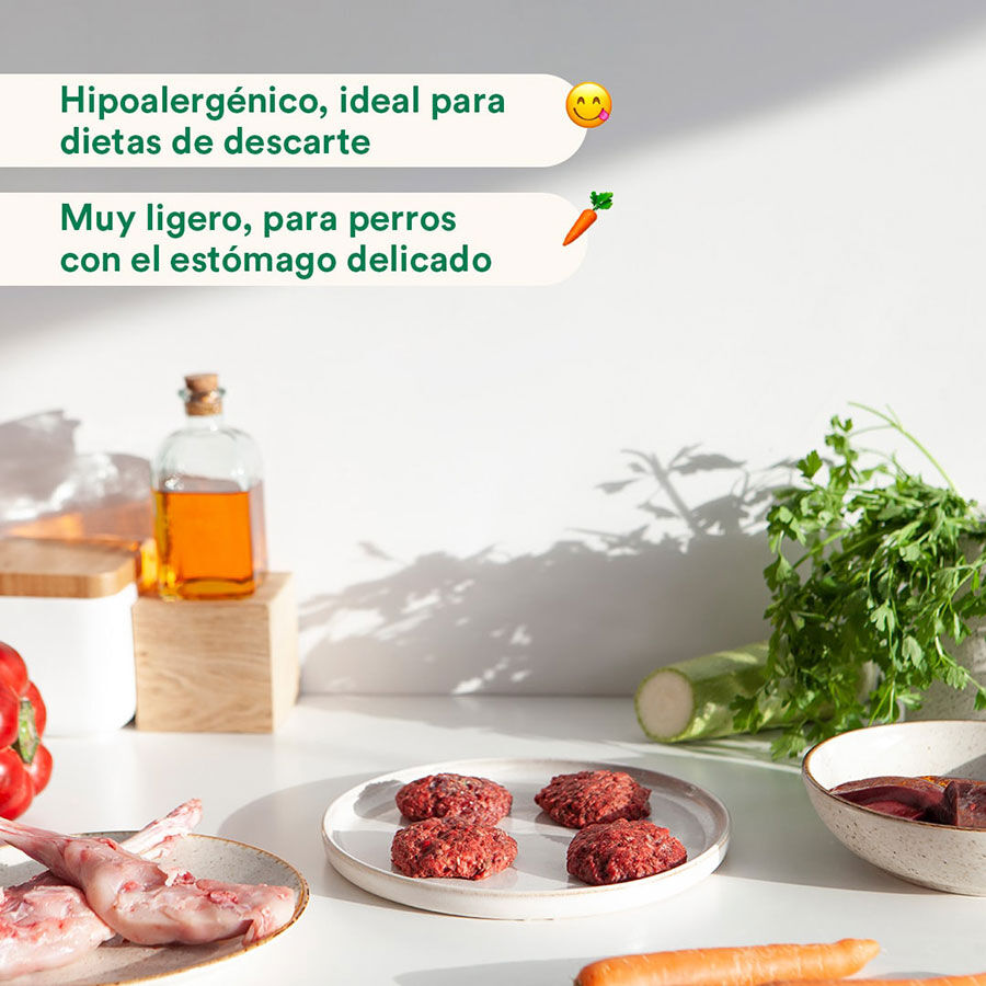 Pack de men&uacute; completo BARF para perros sabor Conejo, , large Imagen numero 4