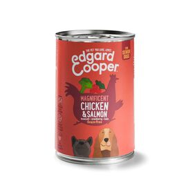 Lata Edgard & Cooper Senior Pollo y Salmón lata para perros