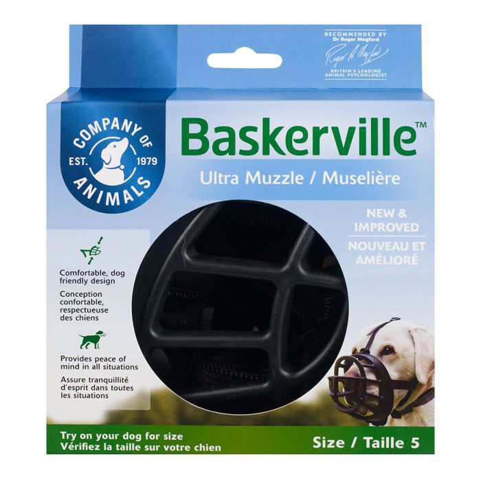 BOZAL BASKERVILLE ULTRA MUZZLE SIZE 2 - NEGRO, , large Imagen numero 3