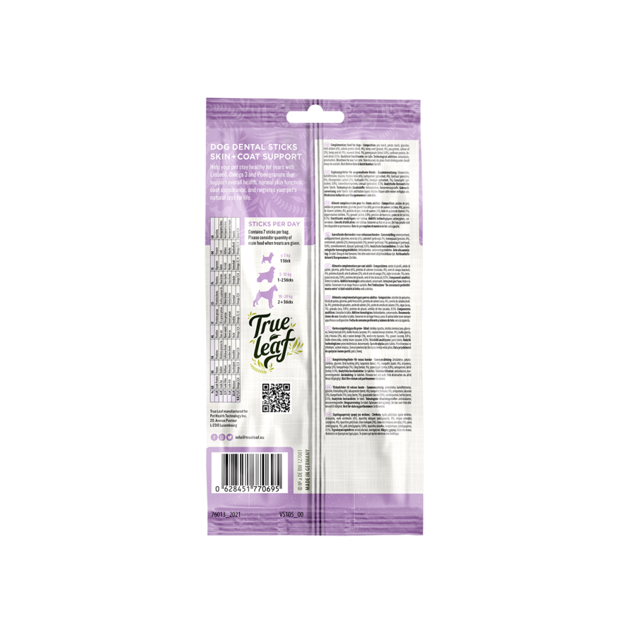 Snack dental True Hemp Skin & Coat Sabor Pollo, , large Imagen numero 3