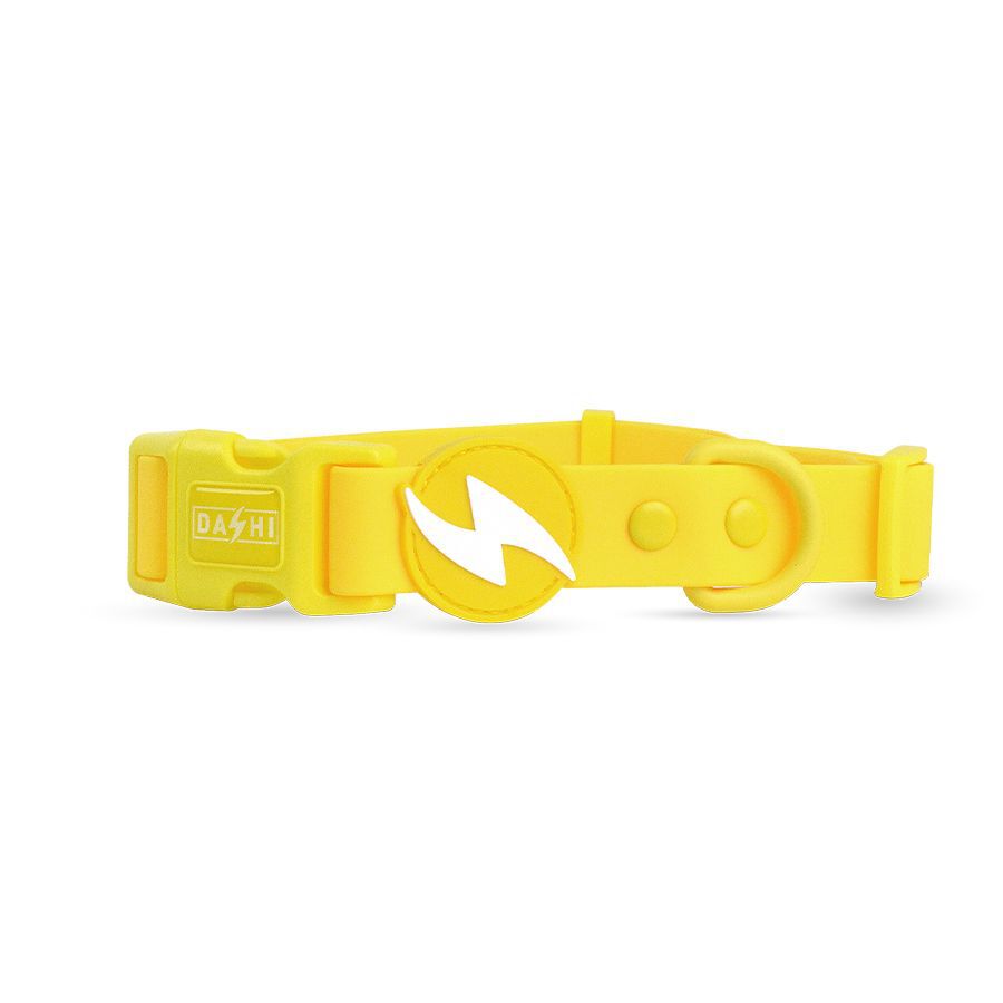 Dashi colorflex collar de TPU amarillo para perros, , large Imagen numero 1
