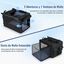 COSTWAY Transportín para Perros, Bolsa Transportin Portátil y Plegable para Mascotas con 2 Aberturas y Ventana, Cesta Interior de Malla, Bolsillos Laterales para Interior Exterior (90 x 76 x 48 cm), , large indicador imagen numero 4