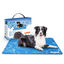 Nobleza - Alfombrilla refrescante para mascotas grandes. Auto refrigerante No tóxico. Ideal para para perros, gatos en verano. 90 * 50 cm, color azul, L, , large indicador imagen numero 1