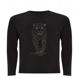 Camiseta unisex jaguar color Negro