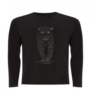 Camiseta unisex jaguar color Negro