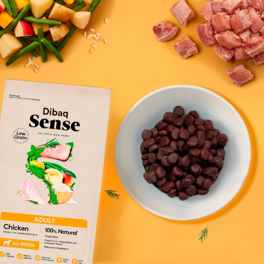 Dibaq Sense Low Grain Adult Pollo Pienso para perros, , large Imagen numero 2