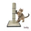 Leeby Isidoro rascador de sisal con juguete para gatos, , large indicador imagen numero 2