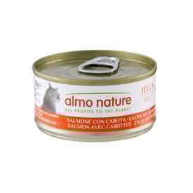 Almo Nature HFC Salmón con Zanahorias en gelatina lata para gatos