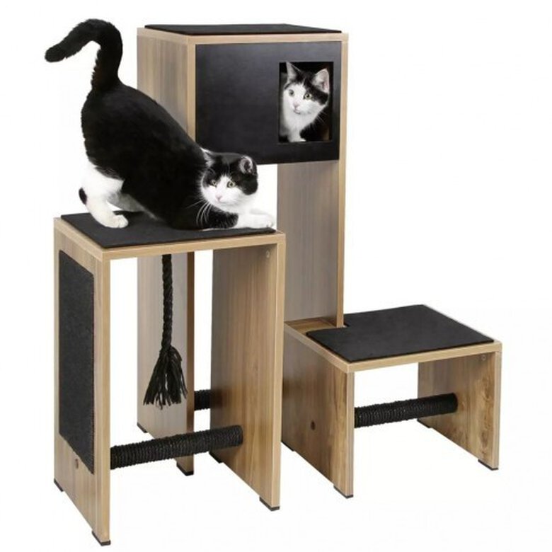 Muebles rascadores Kerbl Ambiente para gatos color Negro, , large image number null