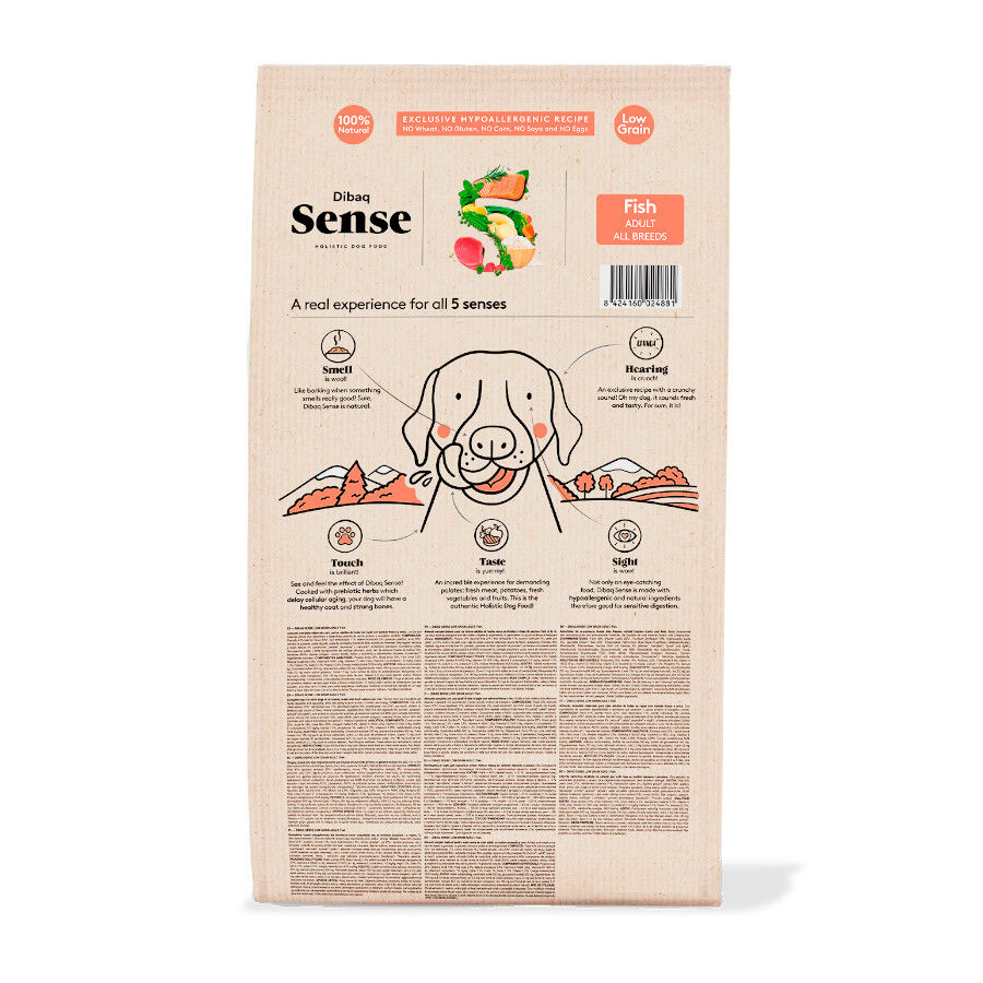 12 kg Dibaq Sense Low Grain Adult Pescado Pienso para perro, , large Imagen numero 6