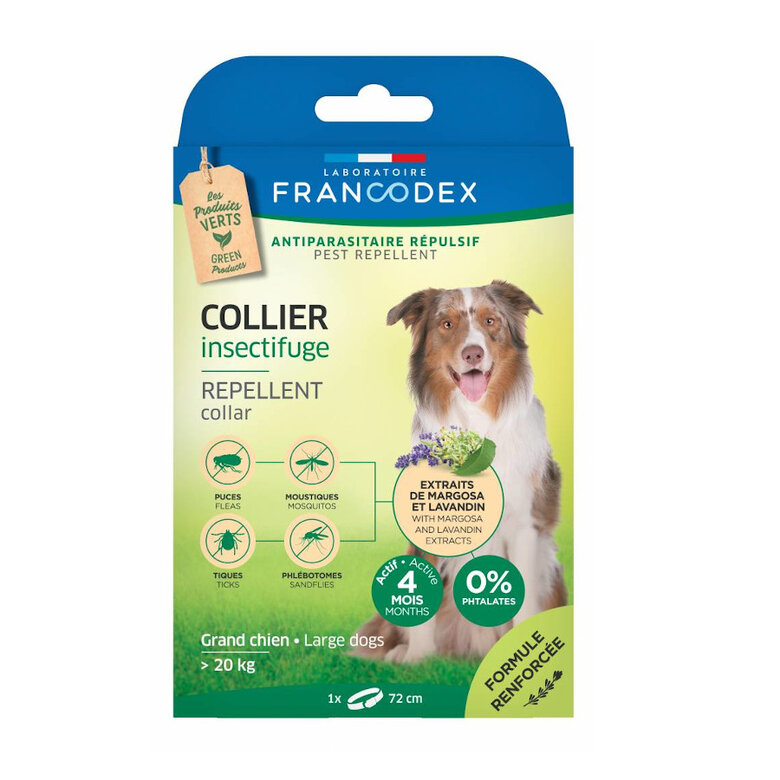 Francodex Collar Antiparasitario para perros, , large image number null