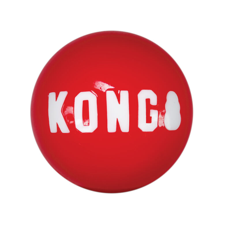 Kong Signature Ball 2-PK pelotas para perros thumbnail