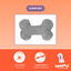 Tootoy! Hueso de Peluche con Sonido Gris para perros, , large indicador imagen numero 3