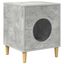 vidaXL Casa para Gatos Concreto 42,5 x 40 x 53 cm Madera de ingenier&iacute;a, , large indicador imagen numero 1
