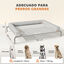 PawHut Cama Elevada Perros Gris Claro, , large indicador imagen numero 3