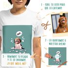 Mascochula camiseta mujer melasuda personalizada con tu mascota gris, , large image number null