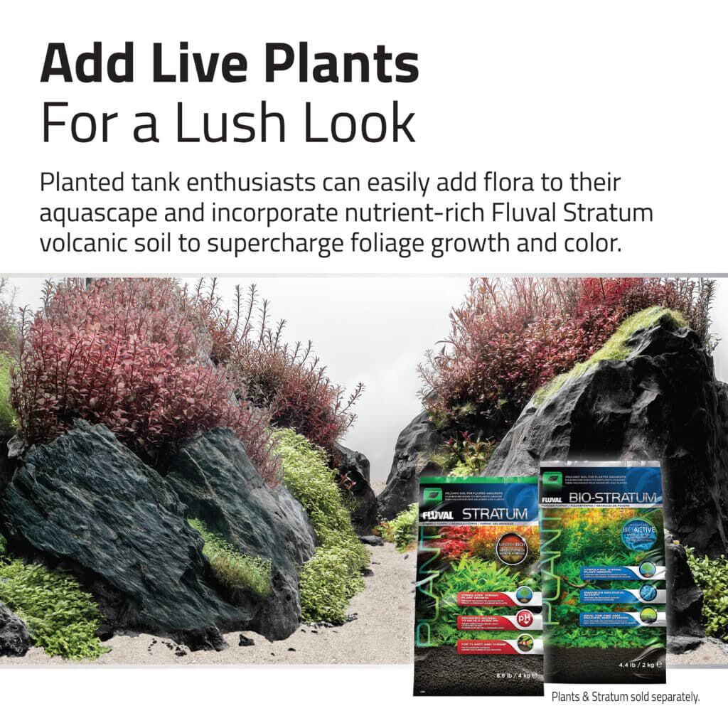 Kit Aquascaper Fluval, Ca&ntilde;&oacute;n de basalto negro,Mega, 21 kg, , large Imagen numero 4