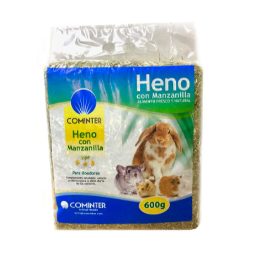 Cominter Heno con Manzanilla y P&eacute;talos de Girasol para roedores, , large Imagen numero 1