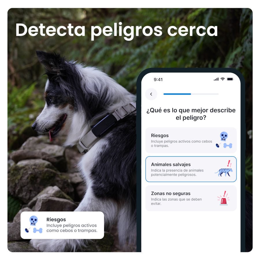 Tractive GPS Dog 6 Negro Rastreador para perros thumbnail