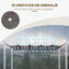 Outsunny Techo de Pérgola 2,5x2,55 m Techo de Repuesto Retráctil para Sombrilla Toldo de Tela para Cenador Jardín con 10 Orificios de Drenaje Café, , large indicador imagen numero 5