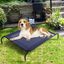 COSTWAY Cama Mascota Perro Gato para Exterior Jardin Terraza Dormir 110 x 80 x 18 CM Cama Elevada, , large indicador imagen numero 2