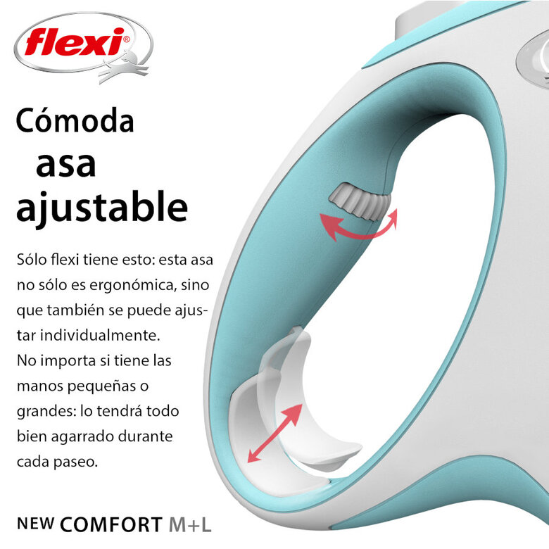 Flexi New Comfort Correa Extensible Azul para perros, , large image number null