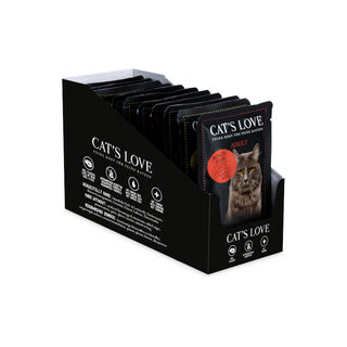 Cat's Love Adult Sobre en Gelatina para gatos – Multipack 12