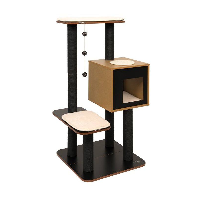 Catit Rascador Vesper High Base Negro para gatos color Negro thumbnail