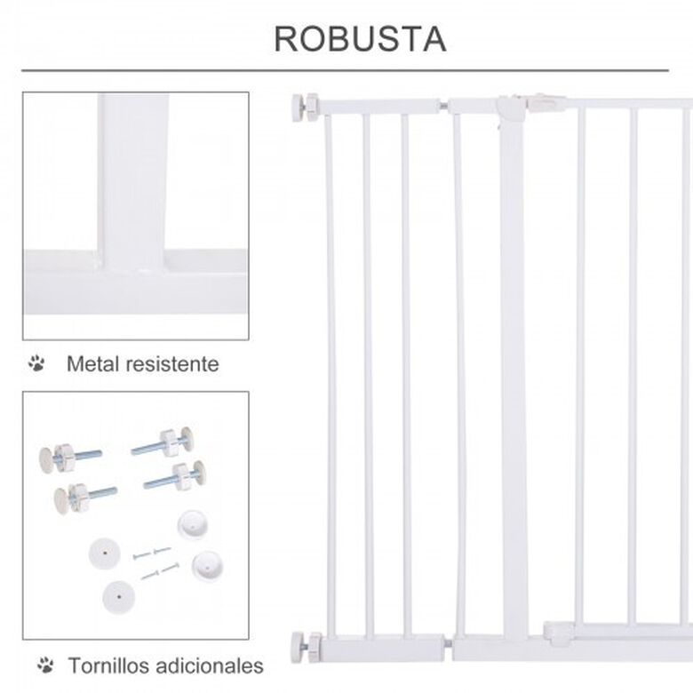 Barrera de seguridad PawHut para perros color Blanco thumbnail