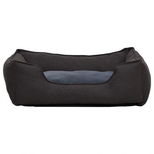 Vidaxl sof&aacute; acolchado rectangular con coj&iacute;n gris oscuro para perros, , large Imagen numero 8