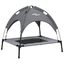 vidaXL Cama para perros con dosel antracita tela oxford y acero, , large indicador imagen numero 5