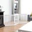 COSTWAY Cerca de Madera 60 cm Plegable para Mascotas Cerca Amplia Extra Giratoria a 360&deg;, Barrera Expandible (3 Paneles Blanco), , large indicador imagen numero 4