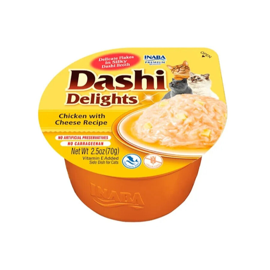 70 g Dashi Delights Snack Cremoso Pollo y Queso tarrina para gatos, , large Imagen numero 1