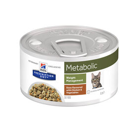 Hill's Prescription Diet Metabolic Estofado de Pollo y Vegetales lata para gatos