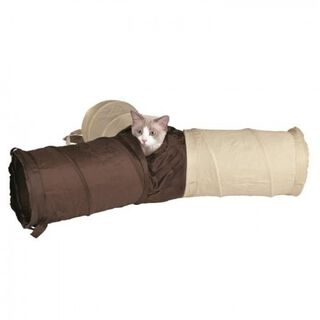 Trixie Play Tunnel Marrón Para gatos